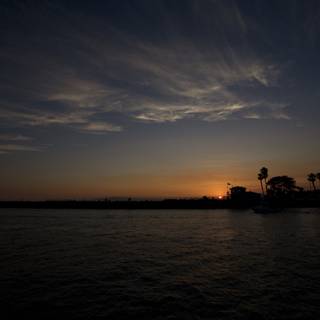 San Diego Bay Sunset Silhouette
