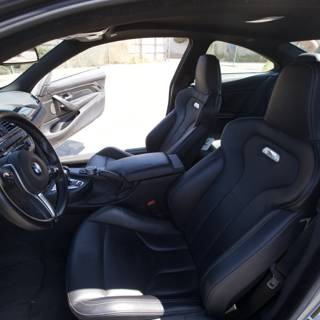 The Sleek Interior of a BMW M4 Coupe in San Diego