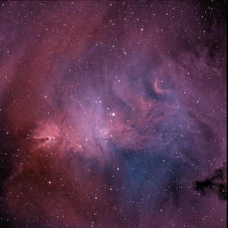 The Majestic Soul Nebula in Deep Space