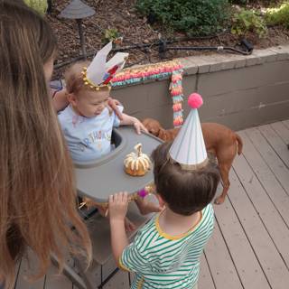 Birthday Magic on the Deck