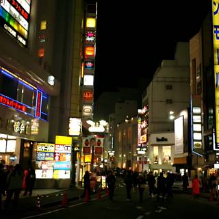 Neon Nightscape in Shibuya