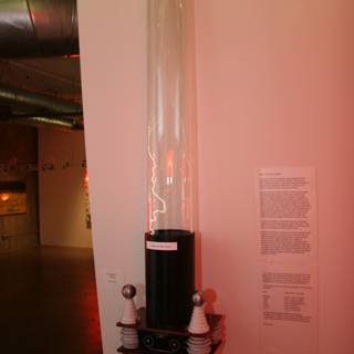 Captivating Red Light Cylinder