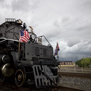 Union Pacific Big Boy 4014 Under Stormy Skies