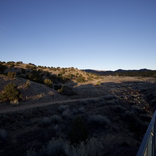 Desert Sunset Vista from Observatory Platform