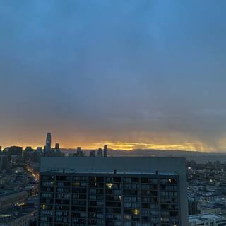 San Francisco Sunset Skyline