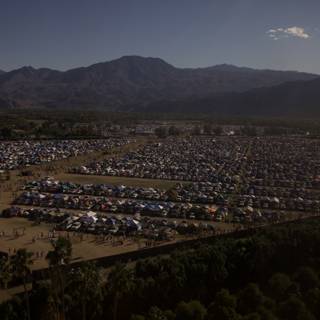 Aerial View of Coachella Campground