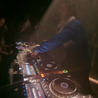 DJ Behind the Decks at London Night Venue