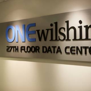 One Wilshire Data Center Sign