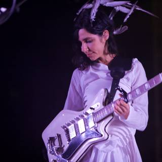 PJ Harvey Rocks the Stage with her Electric Guitar at Coachella