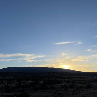 Majestic Sunset Over Sandia Mountains