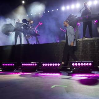 Sam Smith Rocks Coachella Stage with Purple Lights