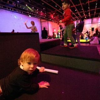 Children at Baby Rave Event in Museum