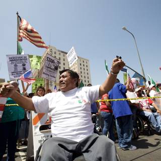 Wheelchair Protester