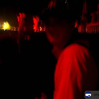 Blurry Nightlife Fun at Coachella