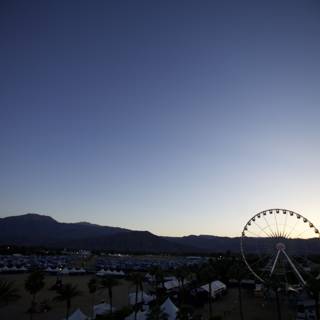 Sunset Behind the Ferris Wheel