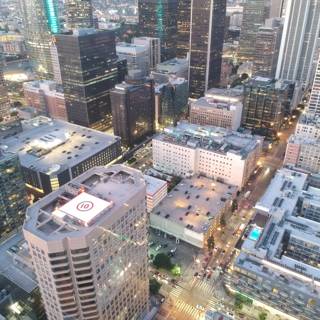Dusk over Downtown LA