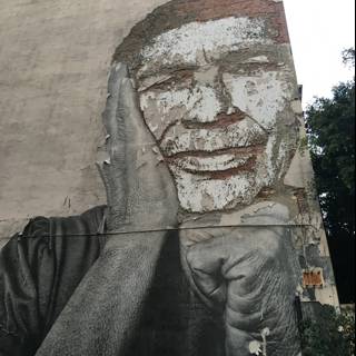 The Smiling Mural Man