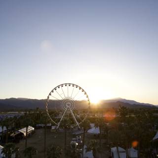 Sunset Fun at the Ferris Wheel
