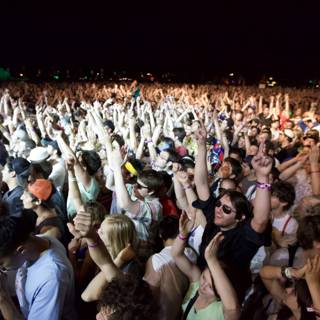 Electric Nights: Crowd Goes Wild at Cochella Music Festival