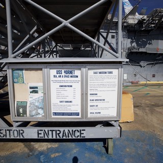 USS Hornet Sea, Air & Space Museum Visitor Entrance