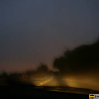 Driving Through the Night Fog