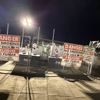 Illuminated Warnings in the Urban Night