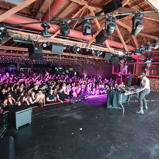 DJ Performs at Packed Wobbleland Festival Venue