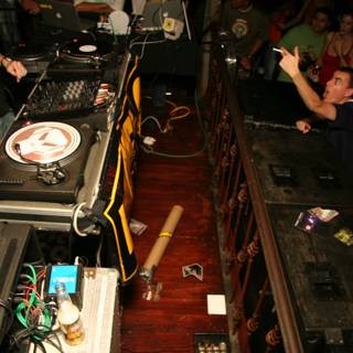 DJ spins the night away