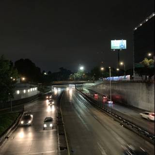 Night Time Commute on the Highway