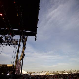 Stage Lighting and a Sea of People at Coachella 2013