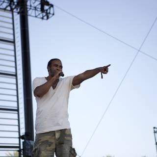 Pharoahe Monch Pointing on Stage