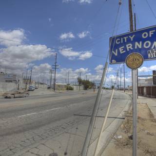 City of Vernon Street Sign