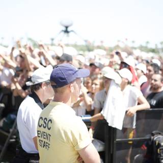 Yellow Shirt Man Steals the Spotlight at Coachella Sunday
