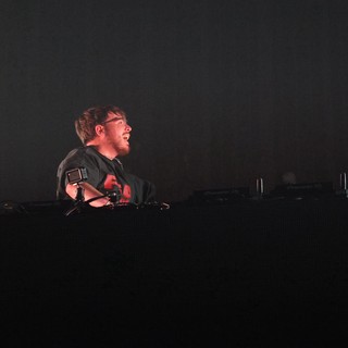 DJ Performs at Wobbleland 2026 Under Dark Stage Lights