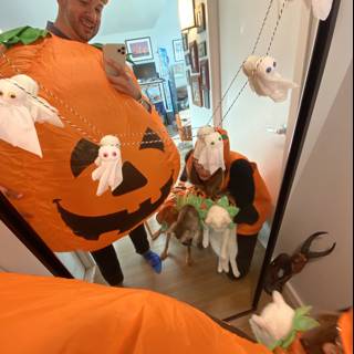 Halloween Costumes and Pumpkin with Dave B