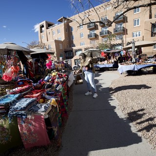 outdoor market plaza