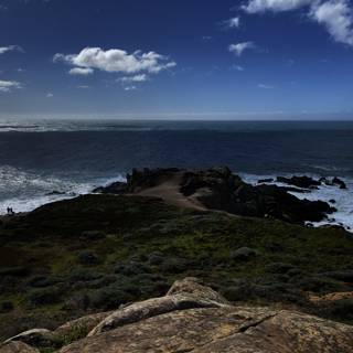 Rocky Cliff Overlooking Ocean