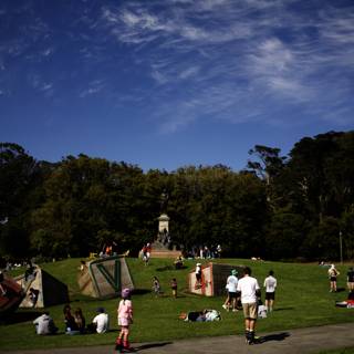 Vibrant Outdoor Gathering in Golden Gate Park, 2023
