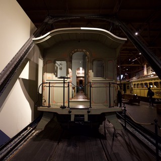 Historic Railway Car Interior at Sacramento Train Museum