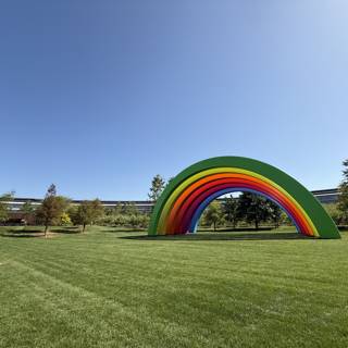 A Colorful Arch in the Heart of Apple Park