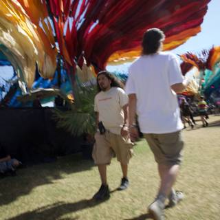 Dynamic Colors and Movements at Coachella 2024