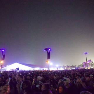 Enthralling Night at Coachella 2024: A Sea of Fans Under Starlit Skies