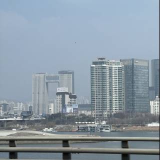 The Metropolitan Artistry: Seoul's Skyline from the Bridge
