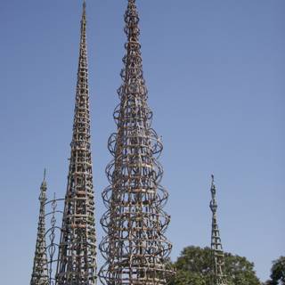 Spire and Towers in the Sky