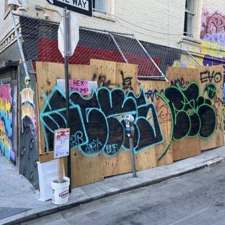 Vibrant Graffiti on San Francisco Streets