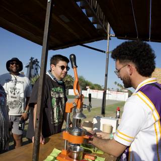 Sunny Vibes at Coachella 2024: Fresh Juices and Cool Conversations