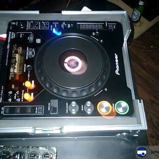 DJ Mixer on its Case