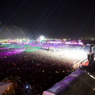 Electric Nights: The Crowd at Coachella Music Festival