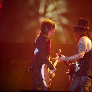 Slash and Mick Jagger Rocking the Crowd at Coachella 2016