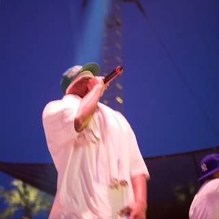 Green Hat on the Coachella Stage